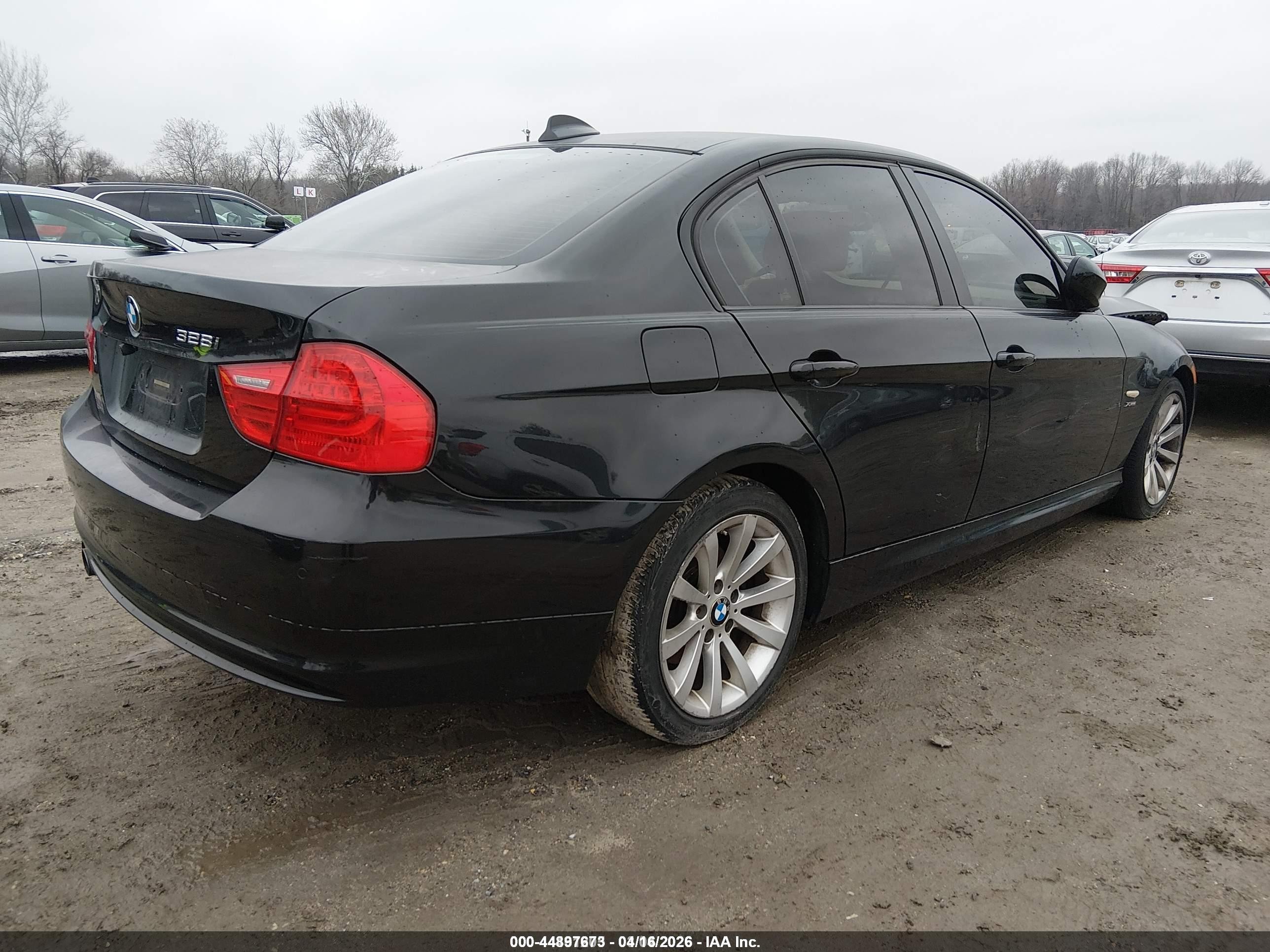 2009 Bmw 328i Xdrive Black vin: WBAPK53559A645731