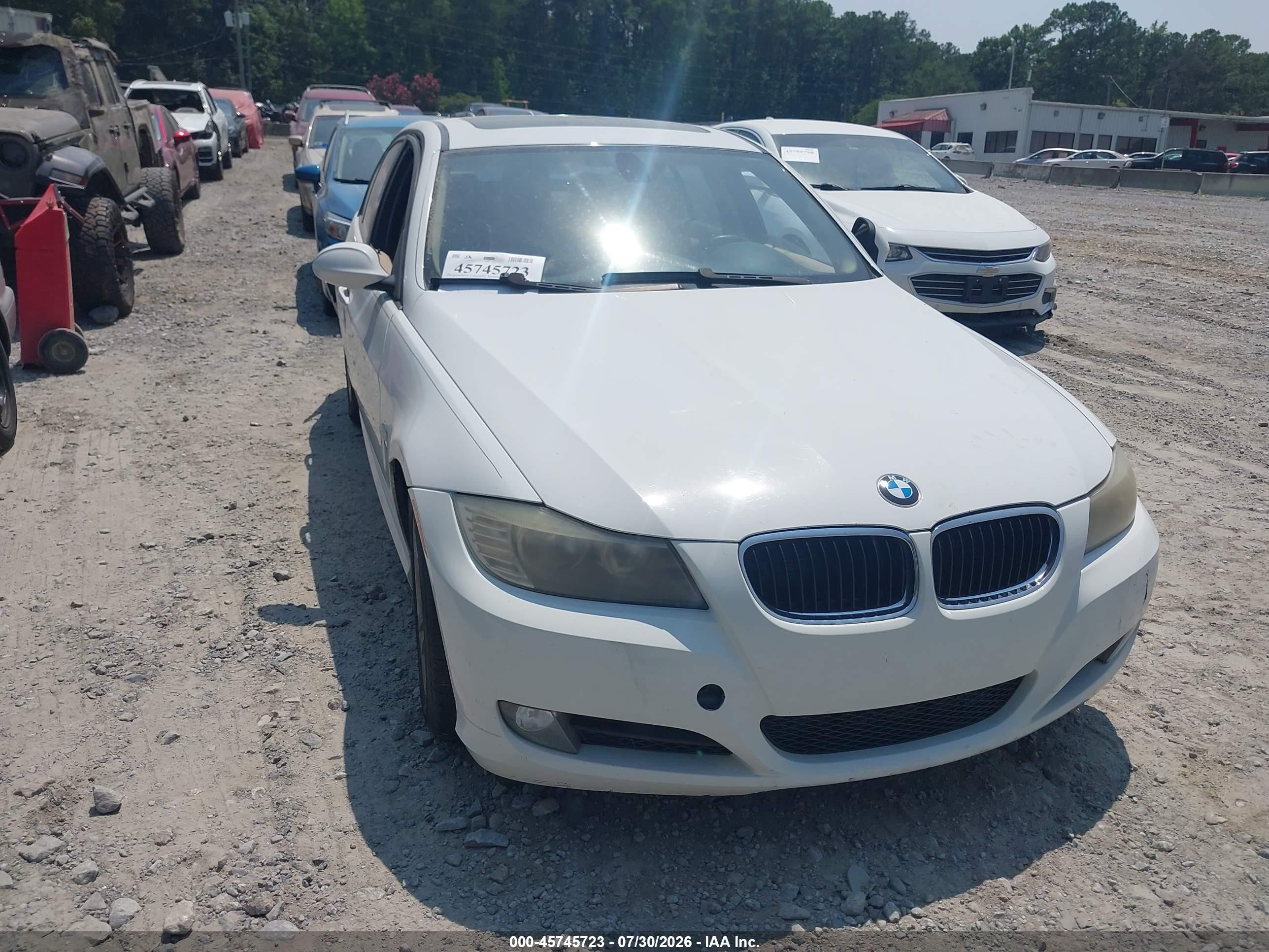 2009 Bmw 328i Xdrive Белый vin: WBAPK53569A645012
