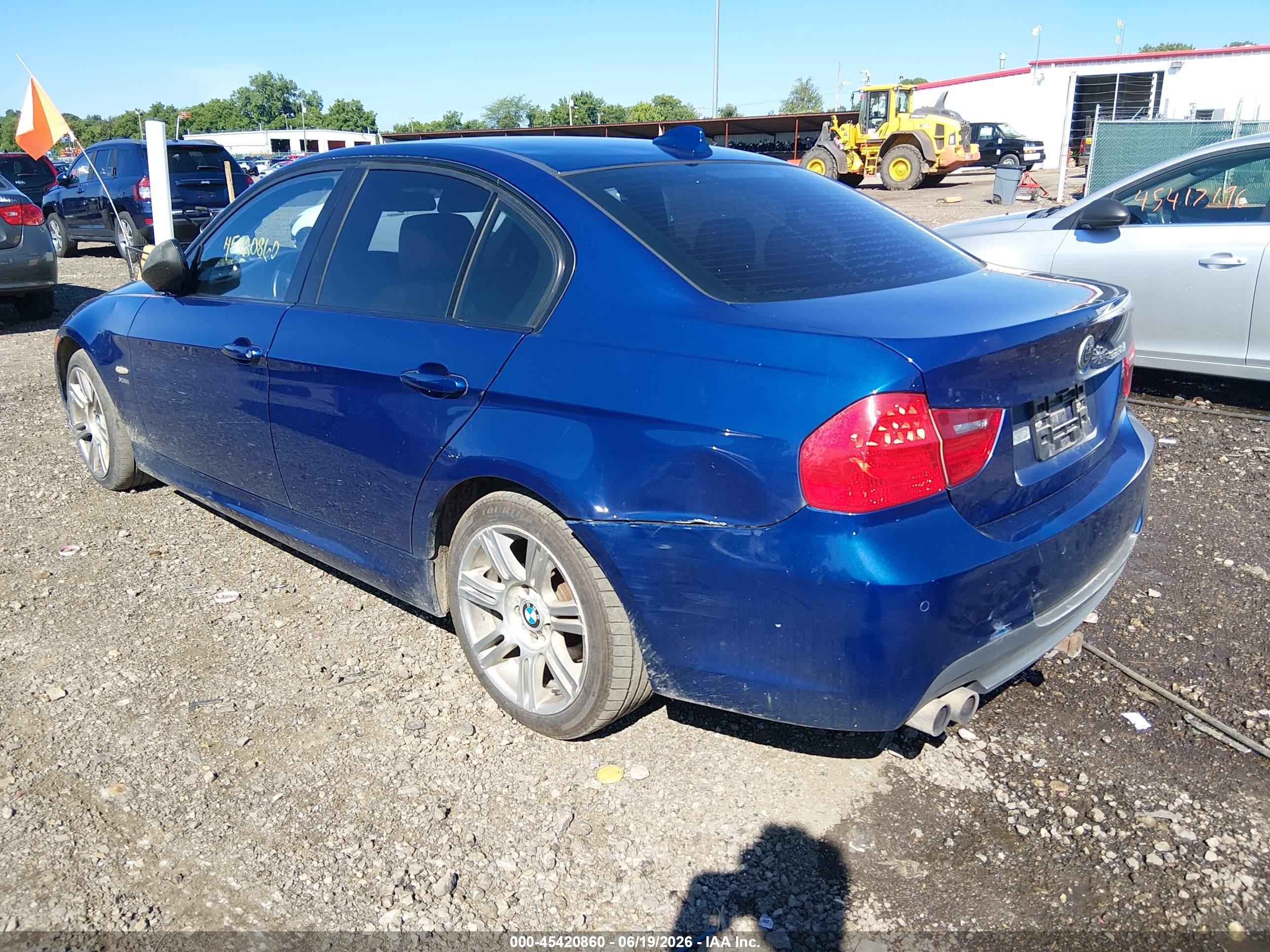 2009 Bmw 328i Xdrive Blue vin: WBAPK53579A643253