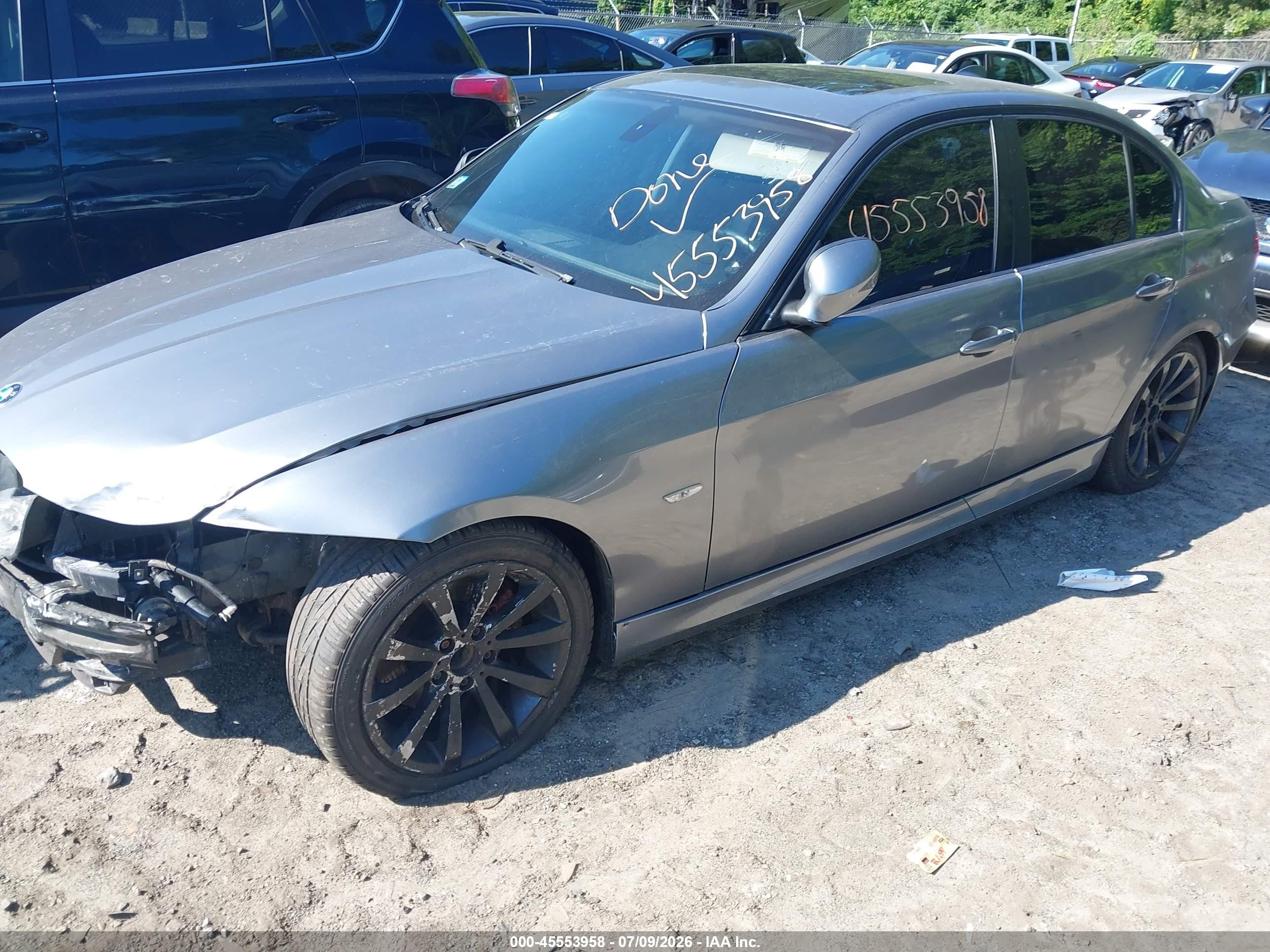 2009 Bmw 328i Xdrive Silver vin: WBAPK53599A514866
