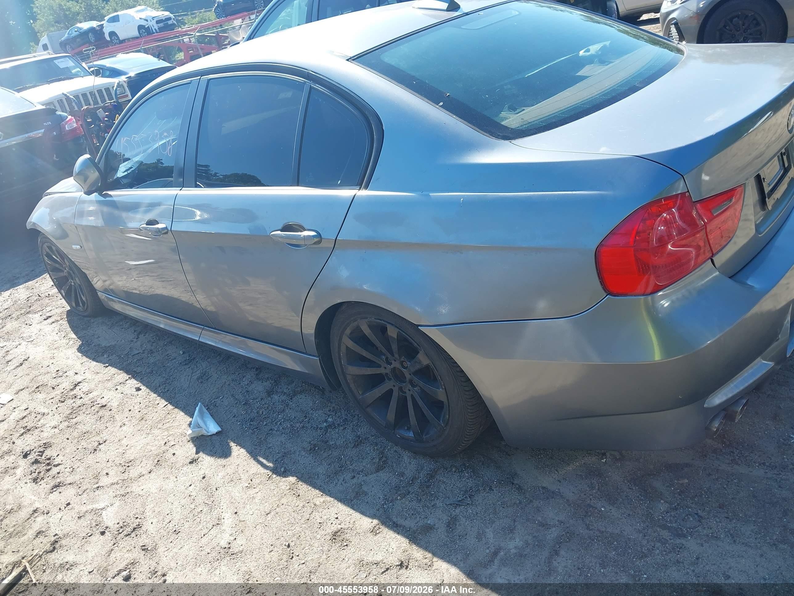 2009 Bmw 328i Xdrive Silver vin: WBAPK53599A514866