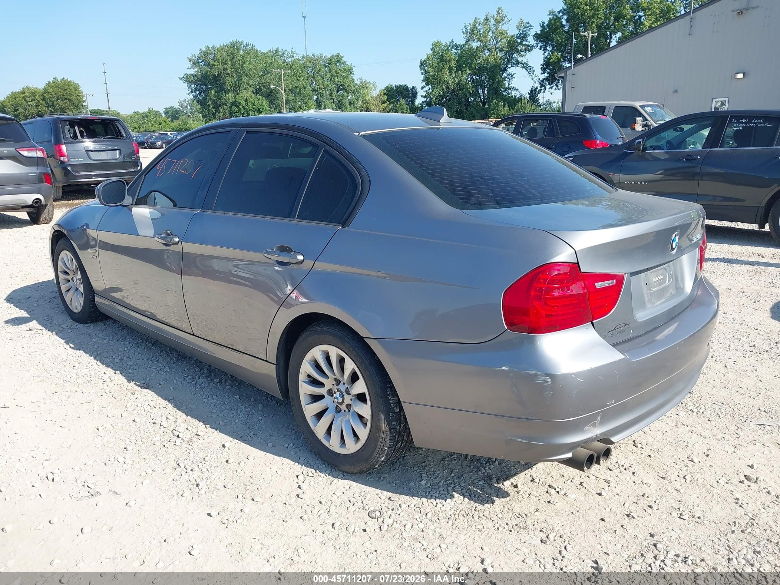2009 Bmw 328i Xdrive Gray vin: WBAPK535X9A509594