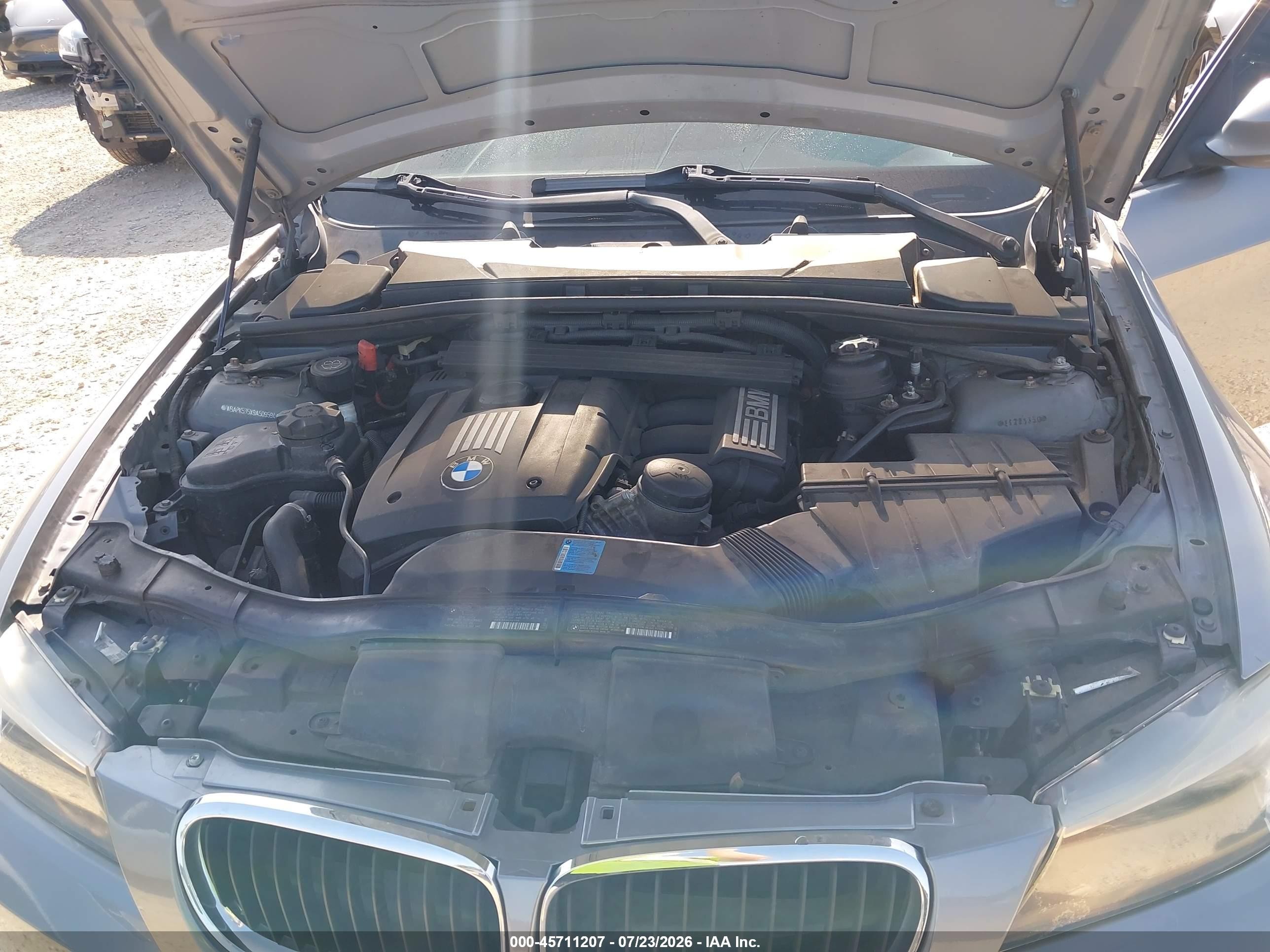 2009 Bmw 328i Xdrive Gray vin: WBAPK535X9A509594