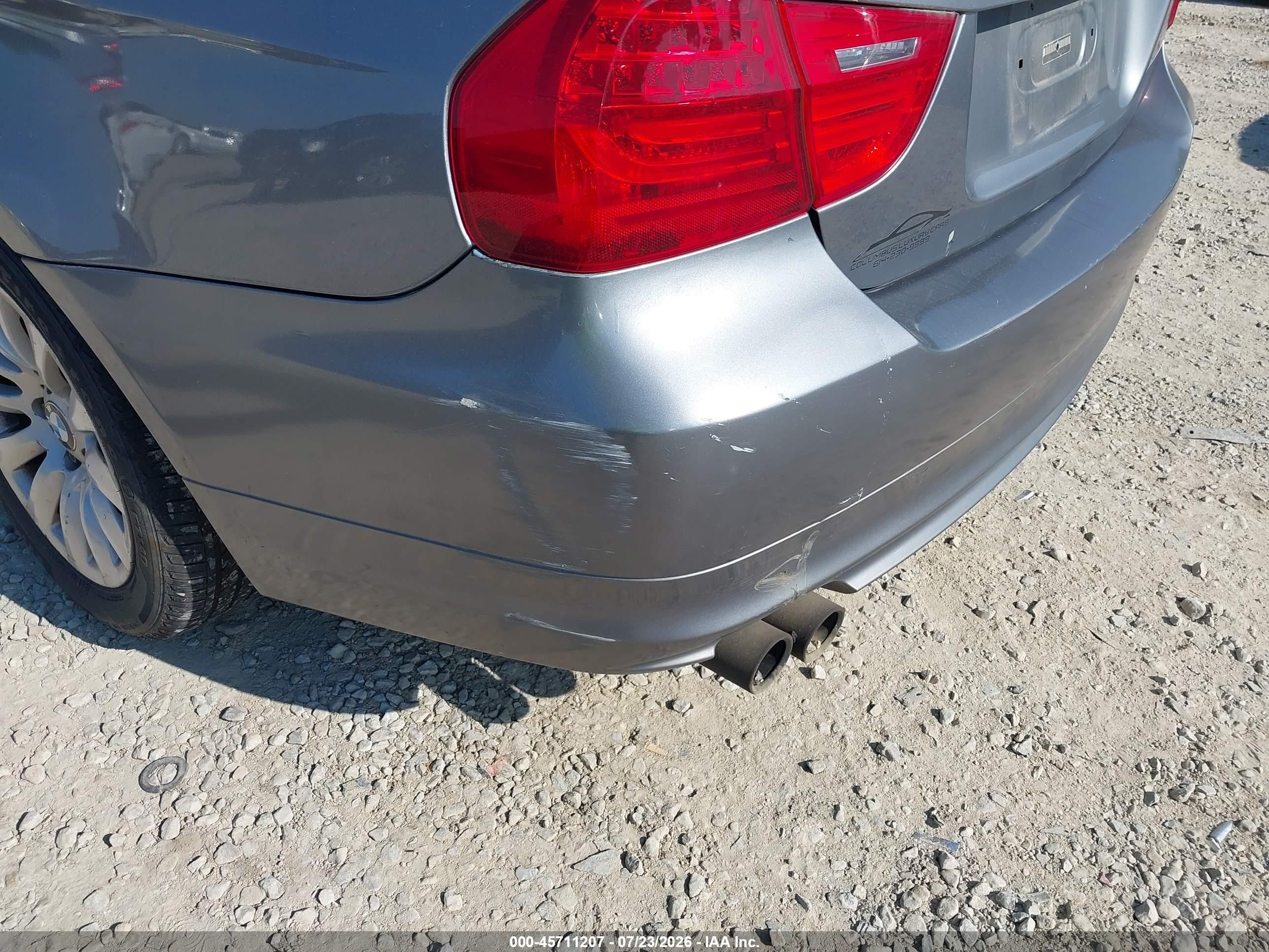 2009 Bmw 328i Xdrive Gray vin: WBAPK535X9A509594