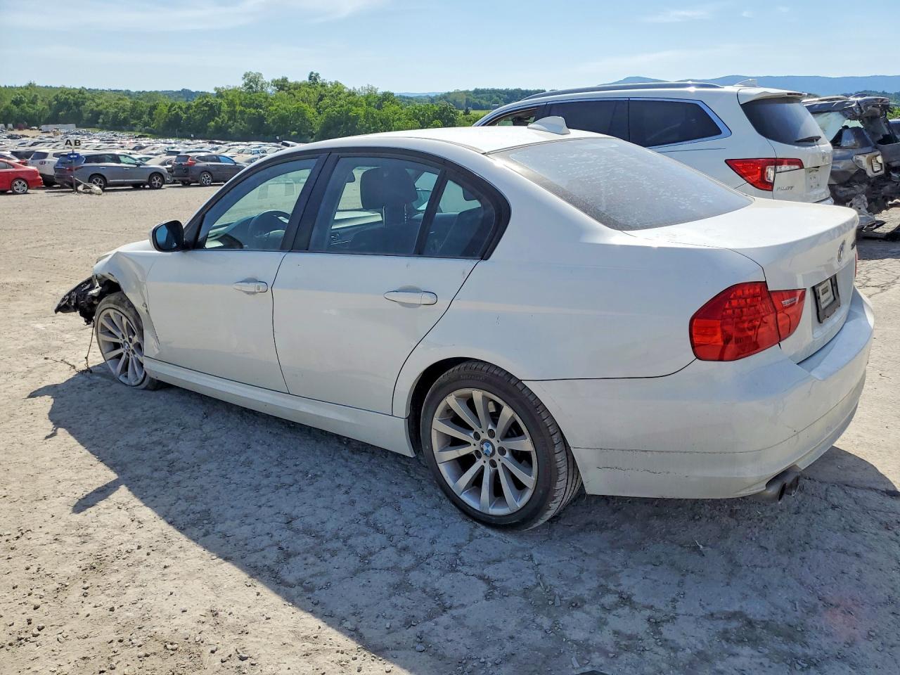 2009 Bmw 328 Xi Sulev White vin: WBAPK535X9A512804