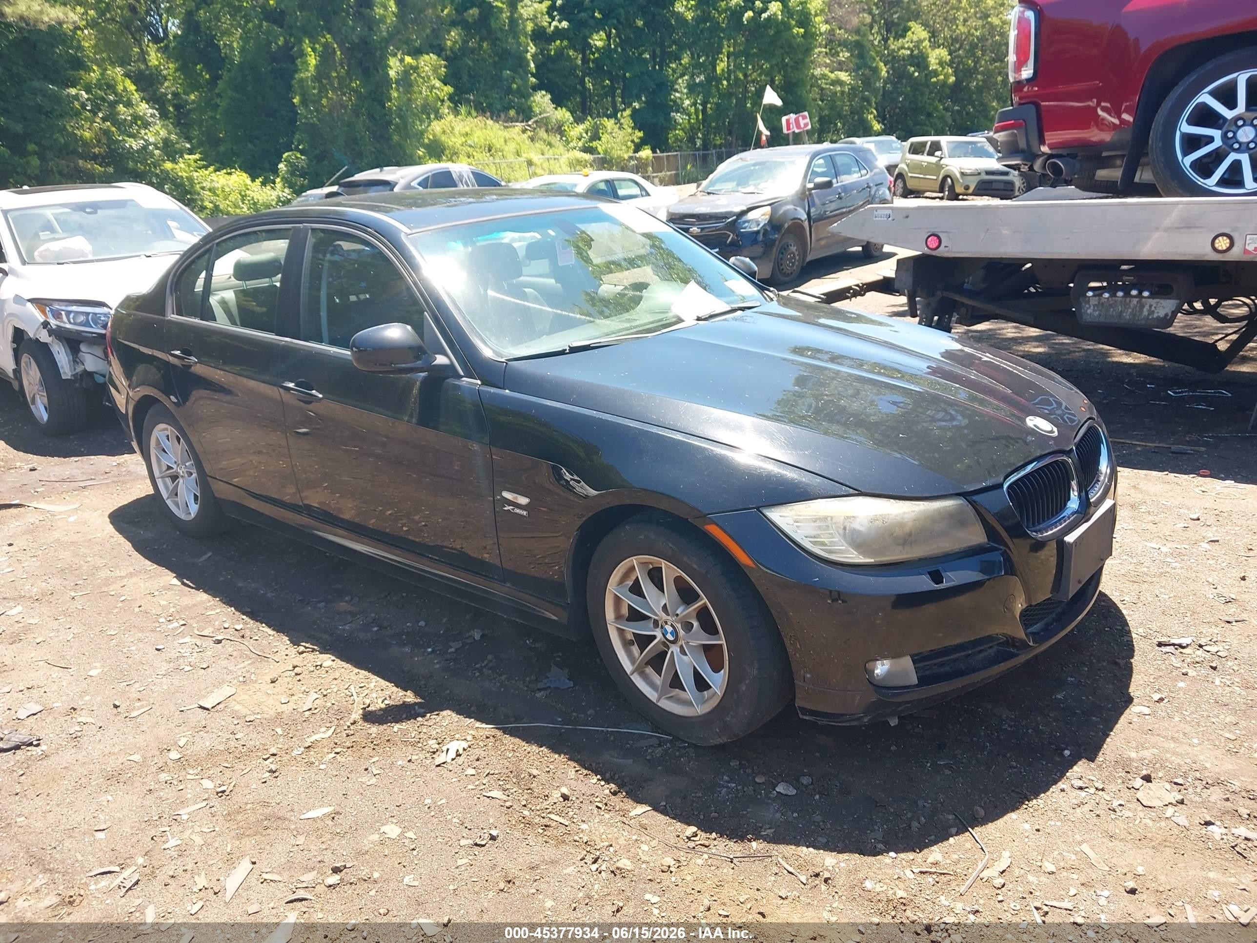 2010 Bmw 328i Xdrive Black vin: WBAPK5C50AA650615
