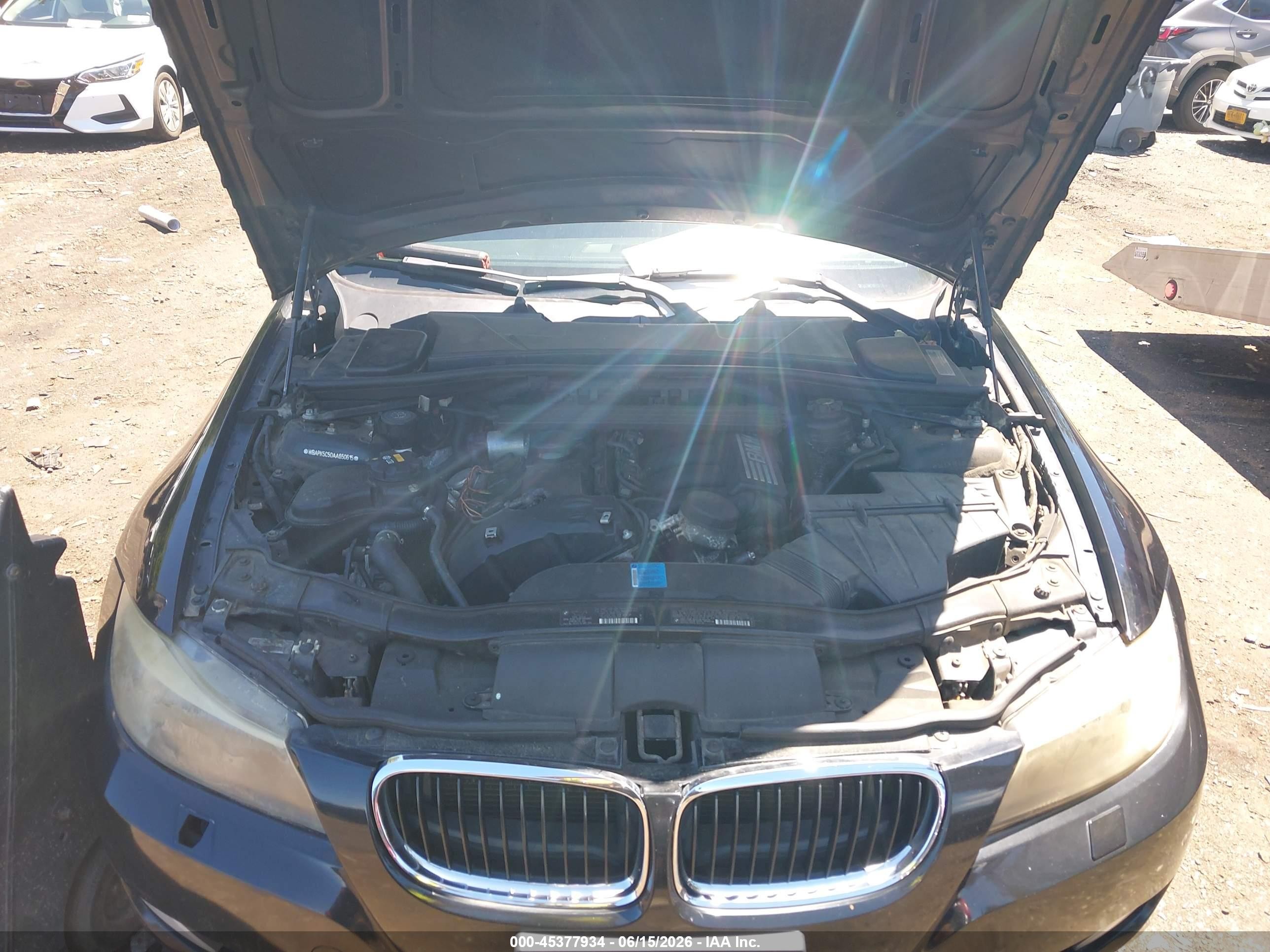 2010 Bmw 328i Xdrive Black vin: WBAPK5C50AA650615