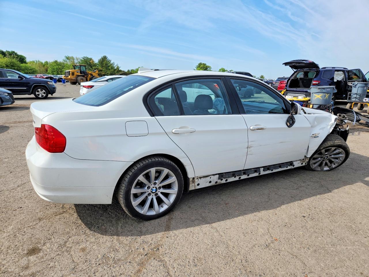 2011 Bmw 328 Xi Sulev White vin: WBAPK5C50BA662586