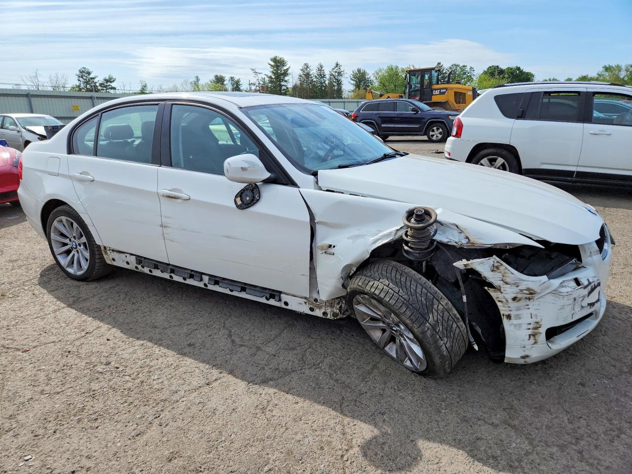 2011 Bmw 328 Xi Sulev White vin: WBAPK5C50BA662586