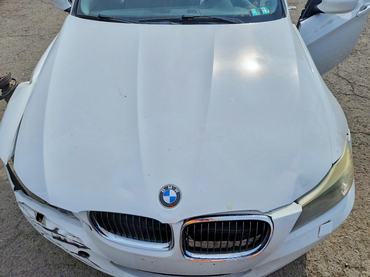 2011 Bmw 328 Xi Sulev White vin: WBAPK5C50BA662586