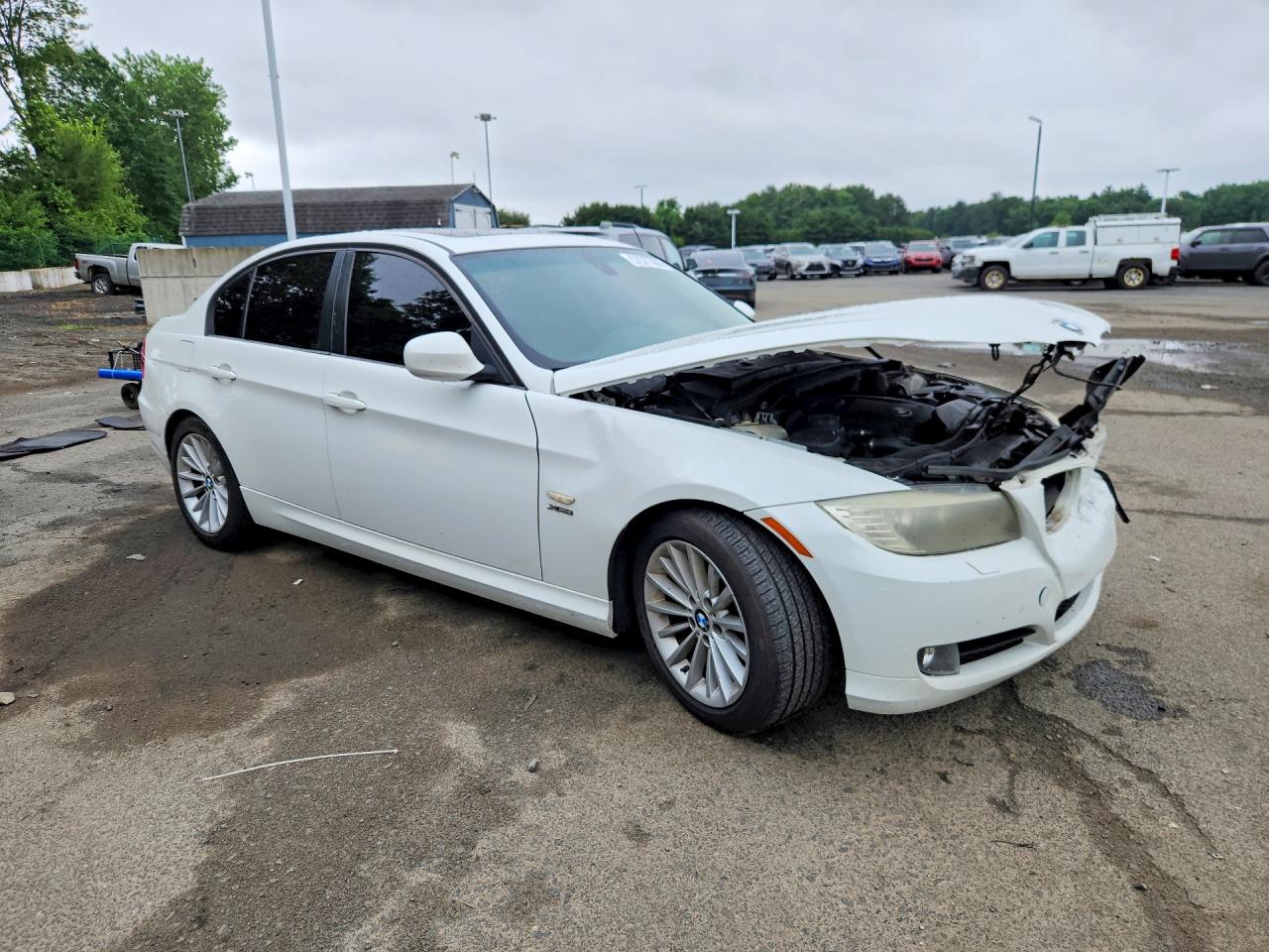 2011 Bmw 328 Xi Sulev White vin: WBAPK5C51BA994827
