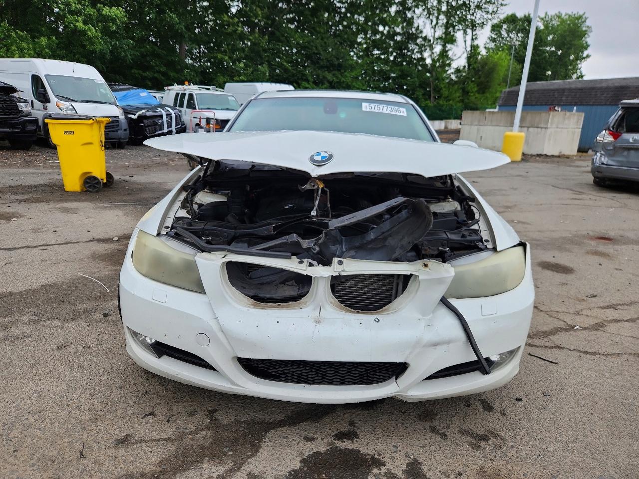 2011 Bmw 328 Xi Sulev White vin: WBAPK5C51BA994827