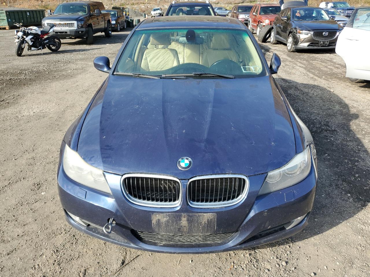 2011 Bmw 328 Xi Sulev Синий vin: WBAPK5C51BF123509