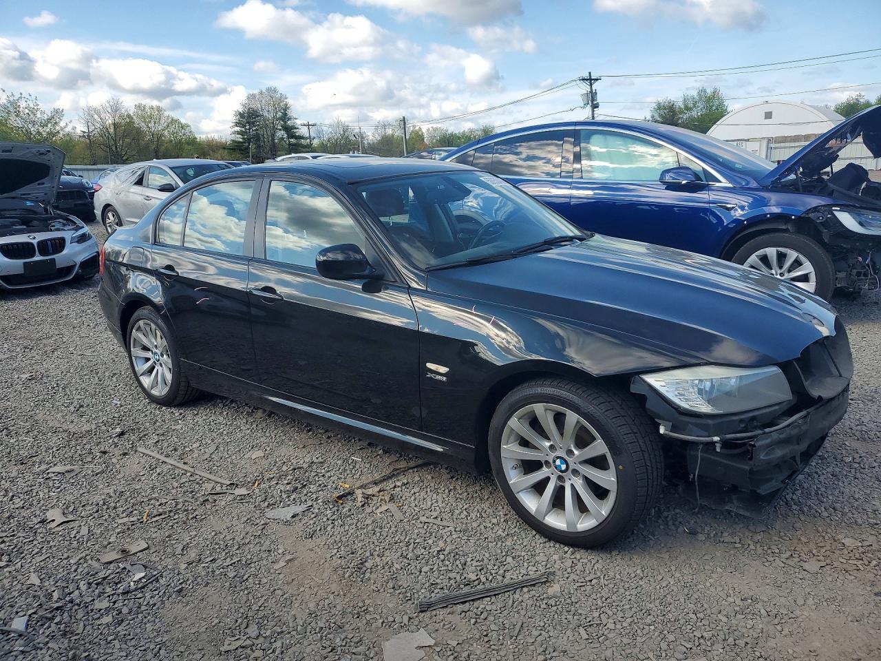 2011 Bmw 328 Xi Sulev Black vin: WBAPK5C51BF125440