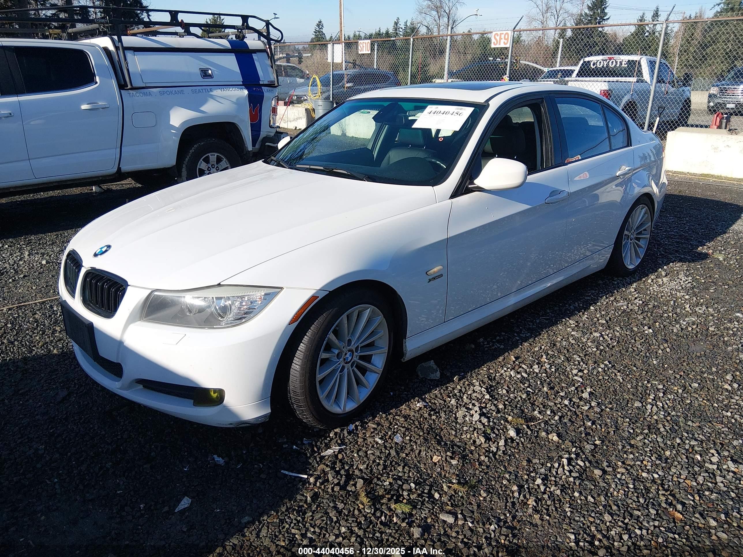 2011 Bmw 328i Xdrive White vin: WBAPK5C52BA811130