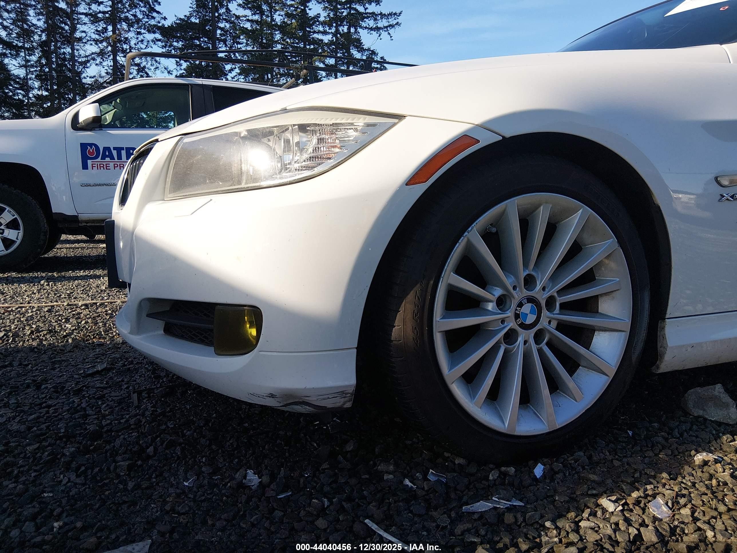 2011 Bmw 328i Xdrive White vin: WBAPK5C52BA811130