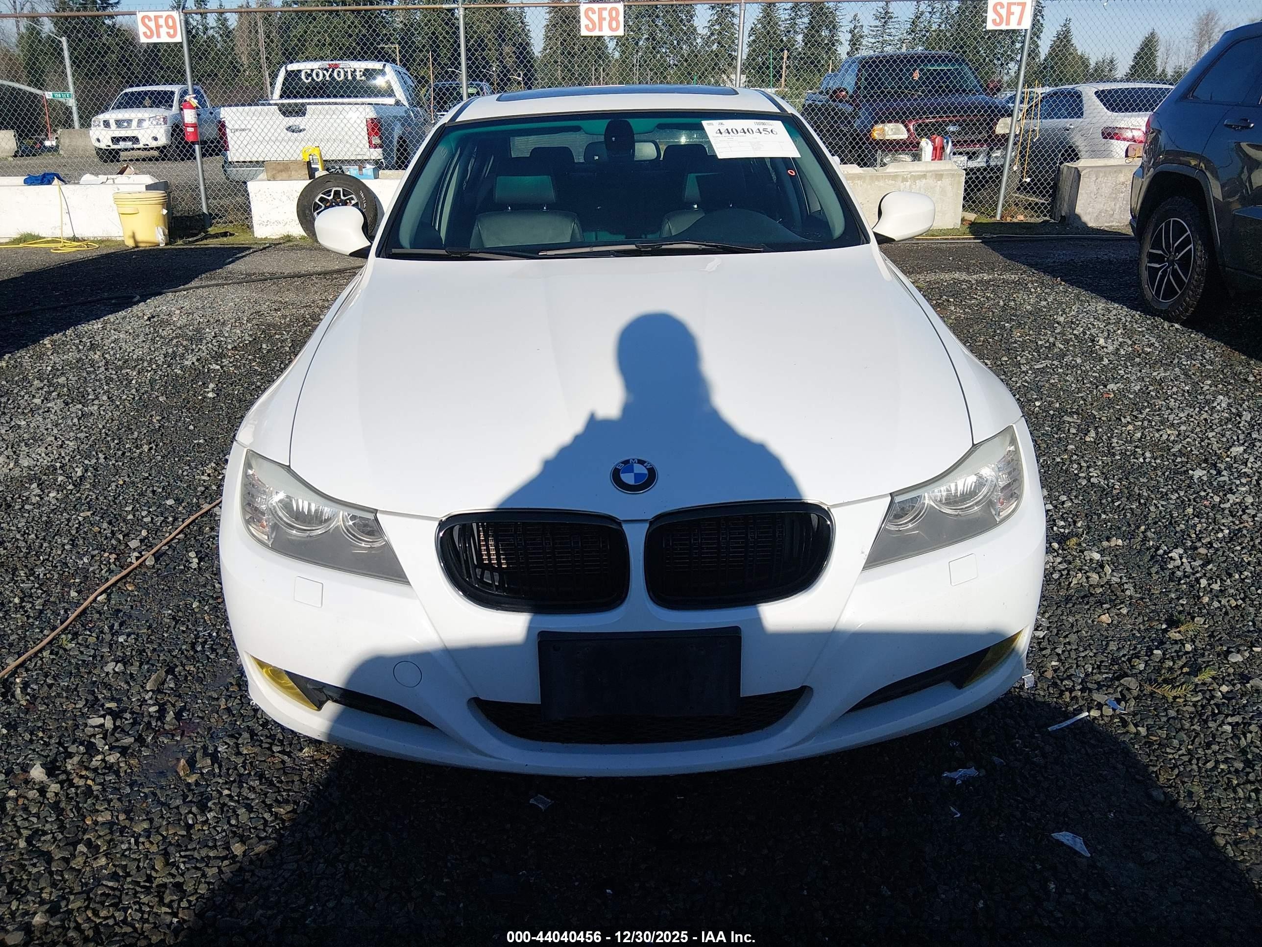 2011 Bmw 328i Xdrive White vin: WBAPK5C52BA811130
