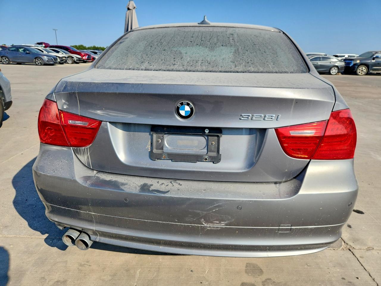 2011 Bmw 328 Xi Sulev Gray vin: WBAPK5C52BF123454