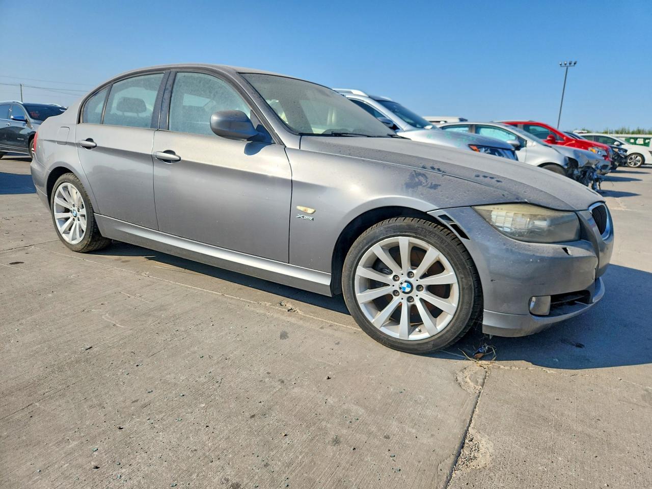 2011 Bmw 328 Xi Sulev Gray vin: WBAPK5C52BF123454