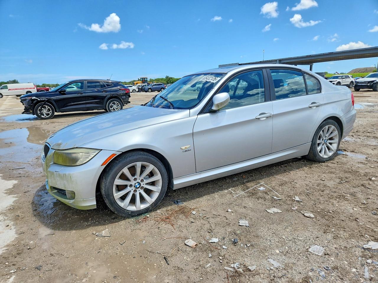 2011 Bmw 328 Xi Sulev Silver vin: WBAPK5C52BF126659