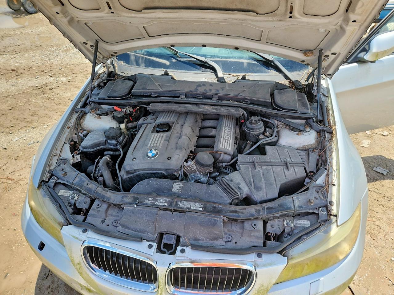 2011 Bmw 328 Xi Sulev Silver vin: WBAPK5C52BF126659