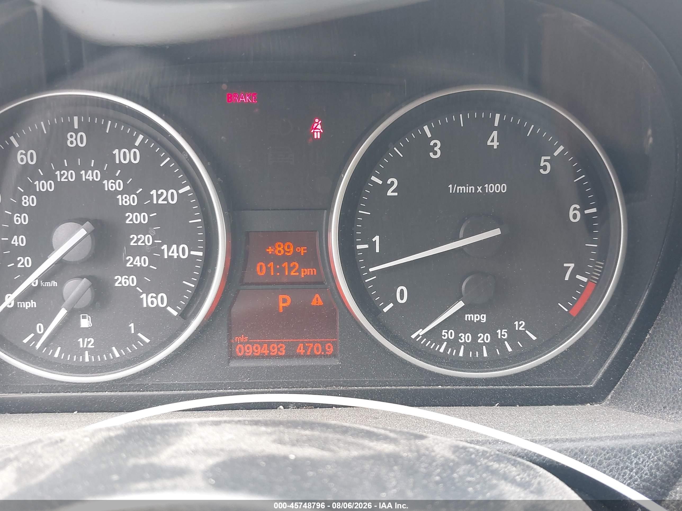 2011 Bmw 328i Xdrive Gray vin: WBAPK5C52BF126886