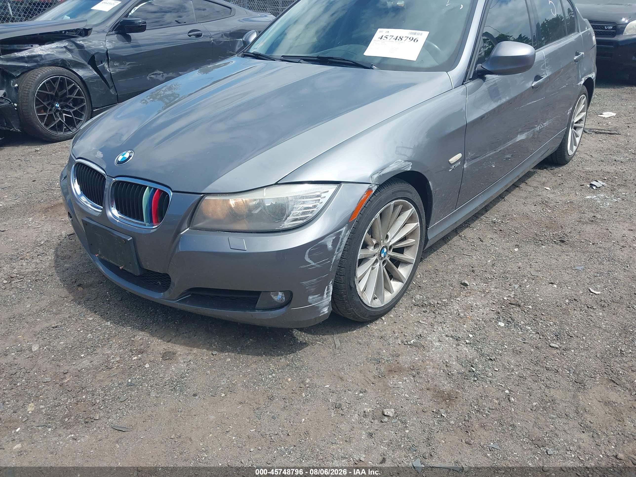 2011 Bmw 328i Xdrive Gray vin: WBAPK5C52BF126886