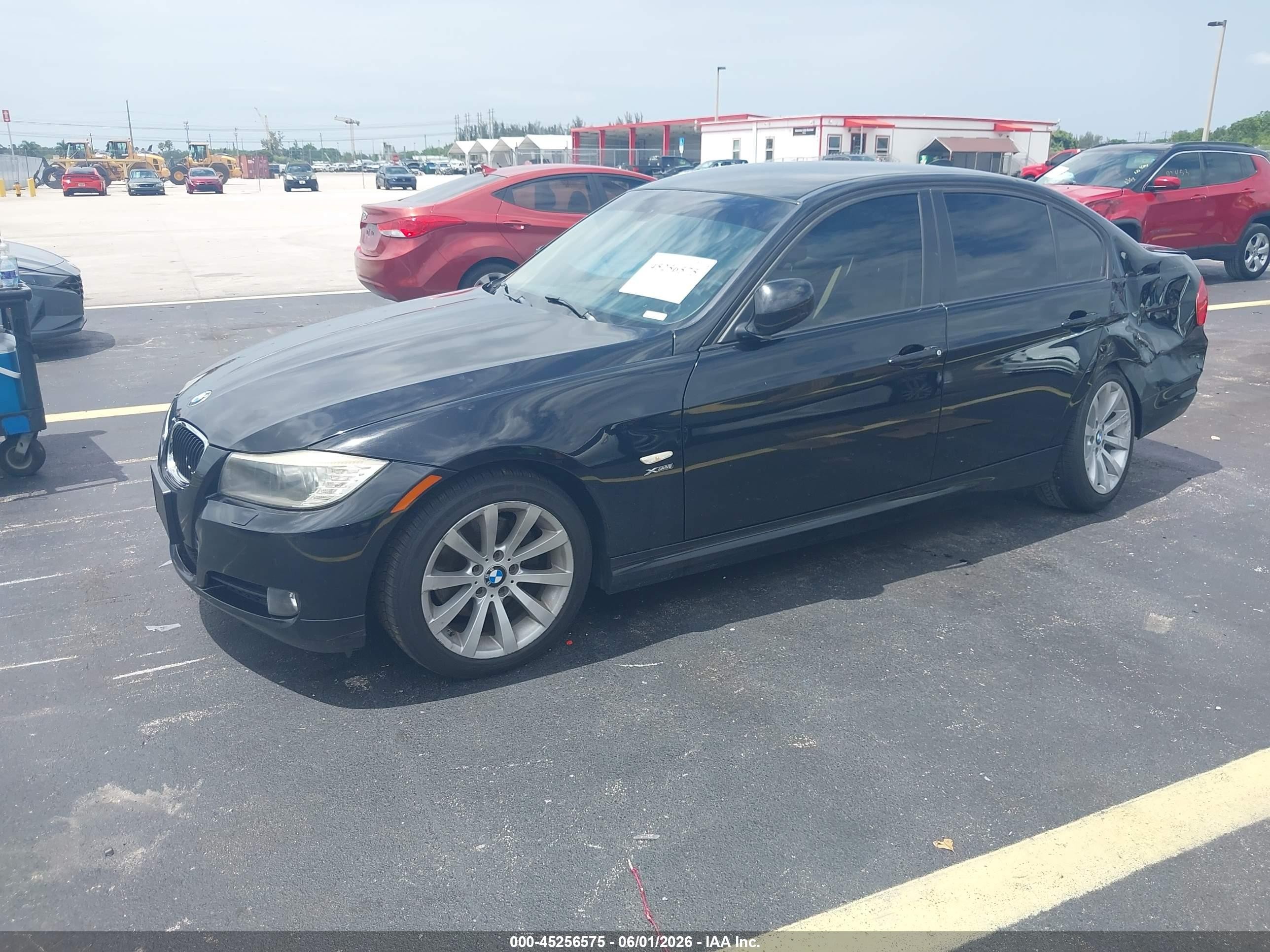 2011 Bmw 328i Xdrive Black vin: WBAPK5C53BA660296