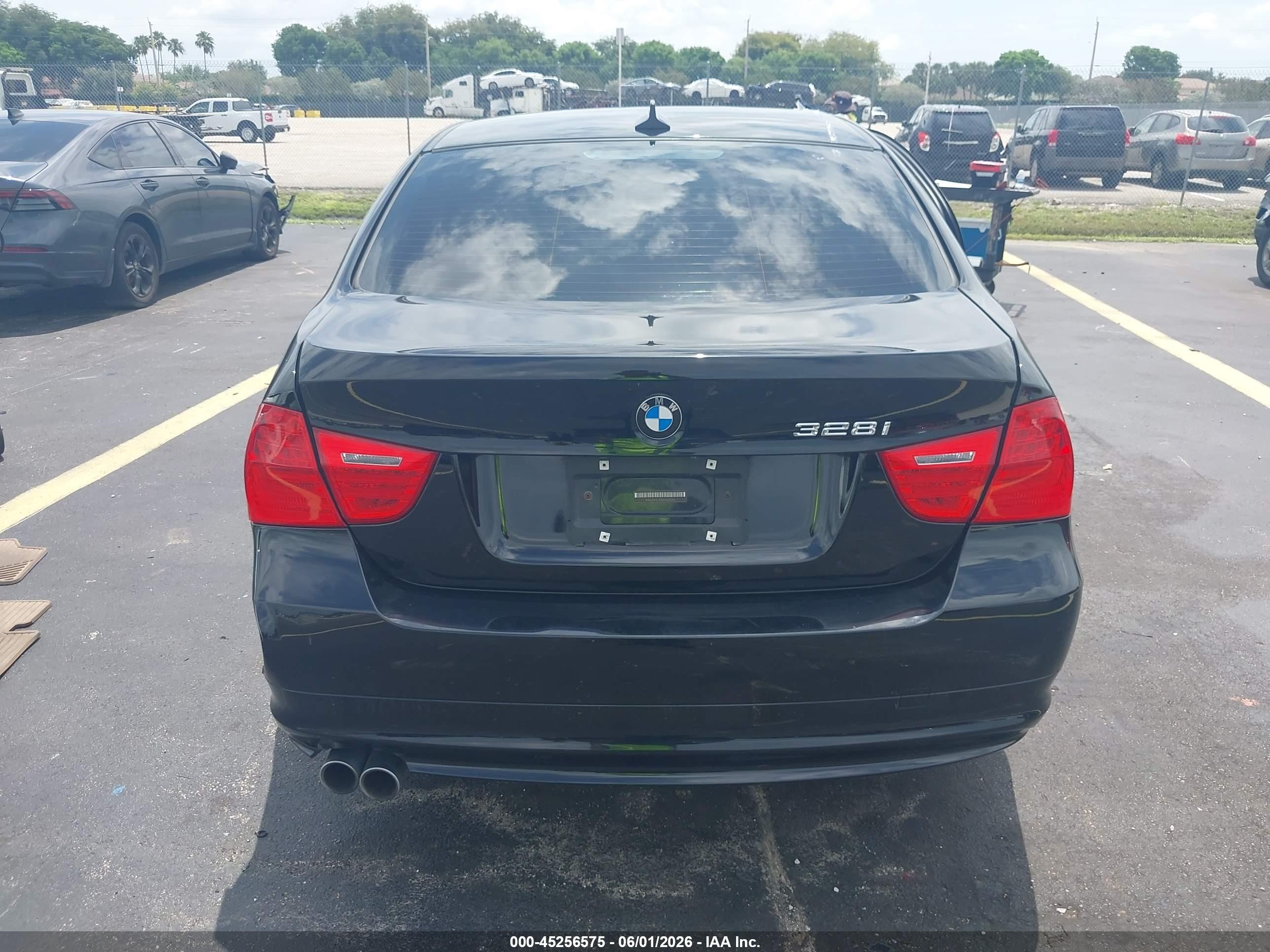 2011 Bmw 328i Xdrive Black vin: WBAPK5C53BA660296