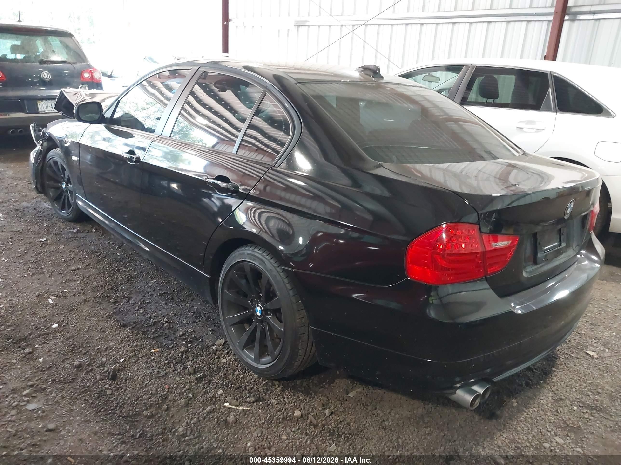 2011 Bmw 328i Xdrive Black vin: WBAPK5C53BA662744