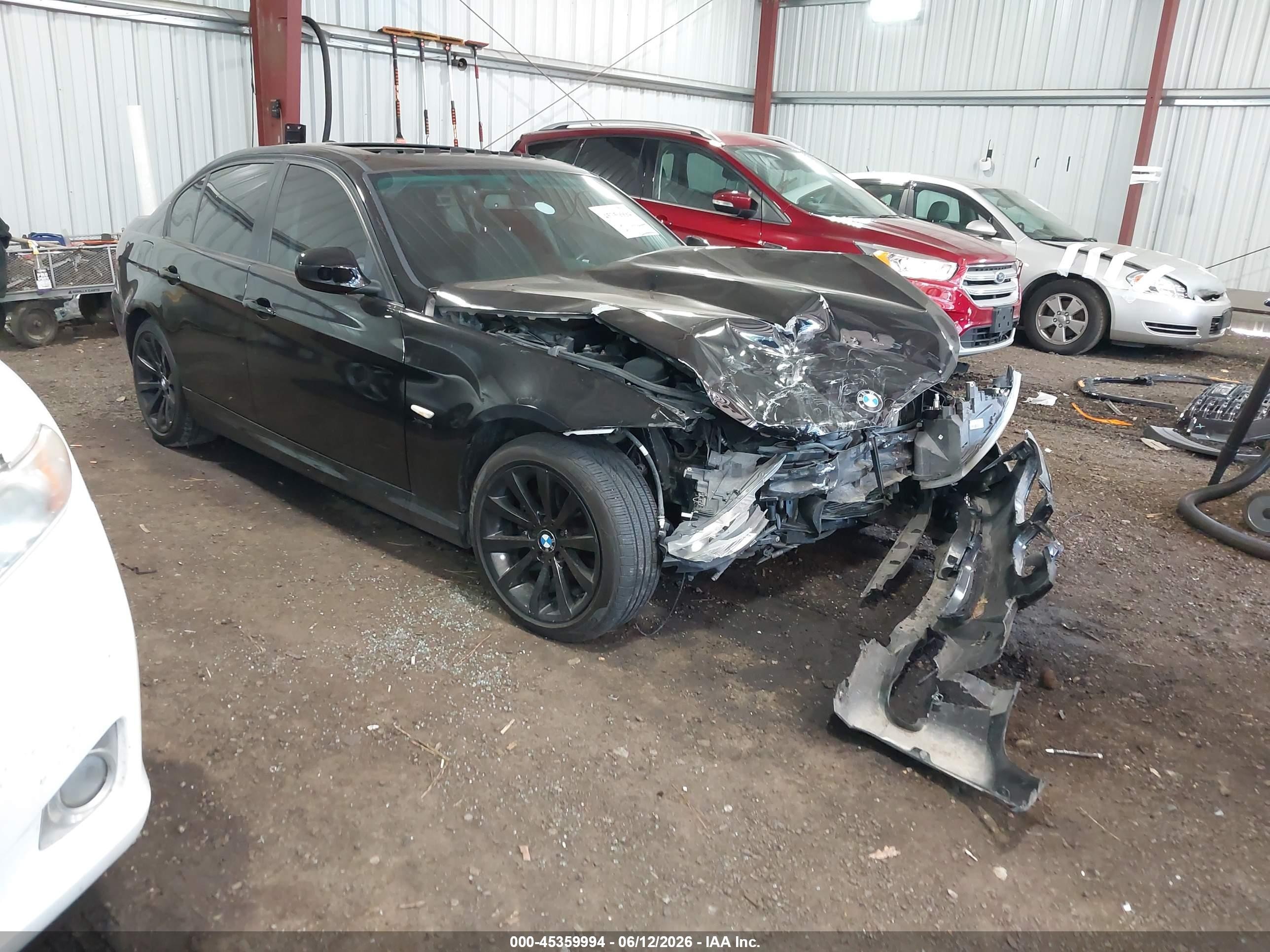 2011 Bmw 328i Xdrive Black vin: WBAPK5C53BA662744