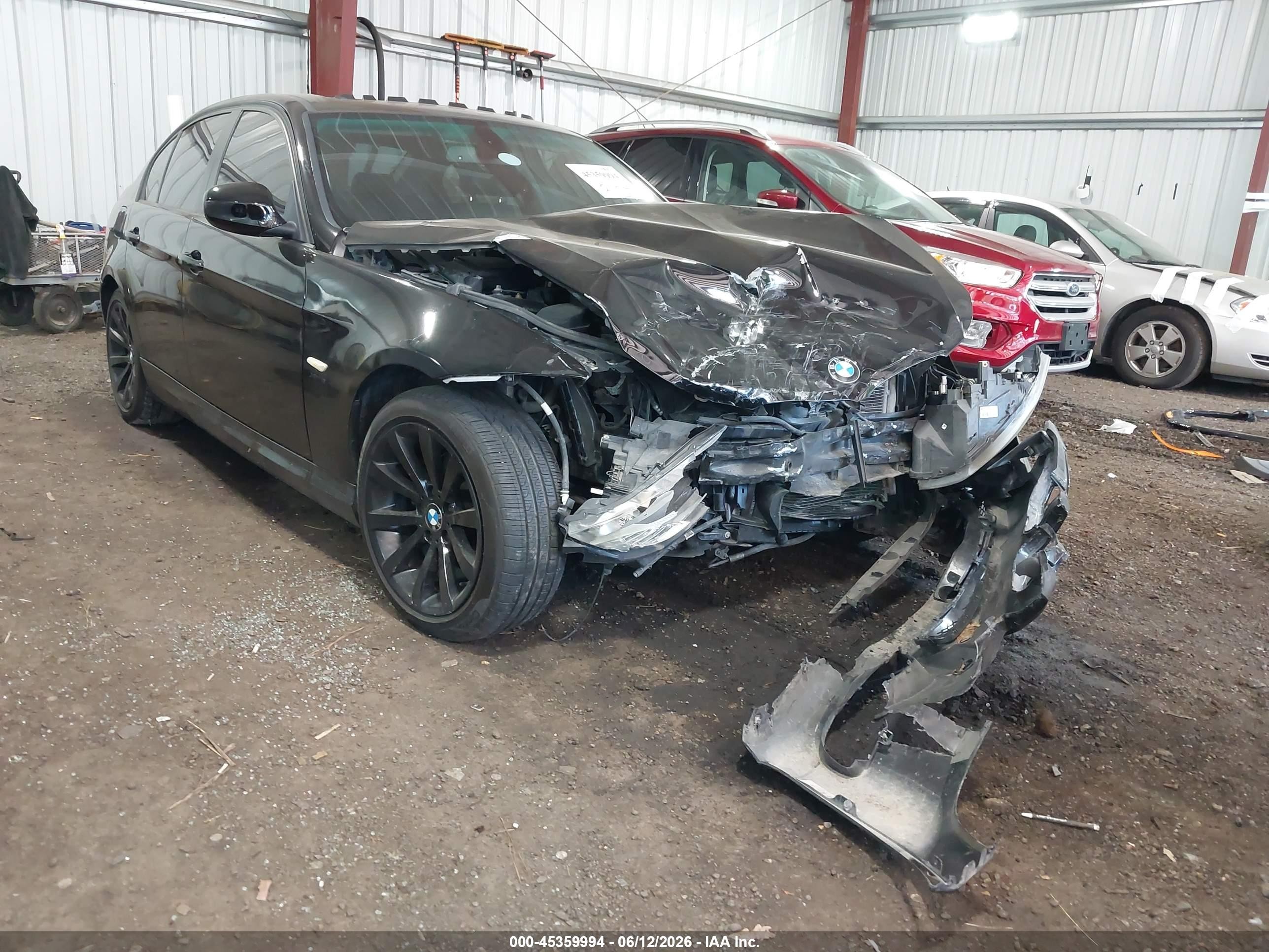 2011 Bmw 328i Xdrive Black vin: WBAPK5C53BA662744