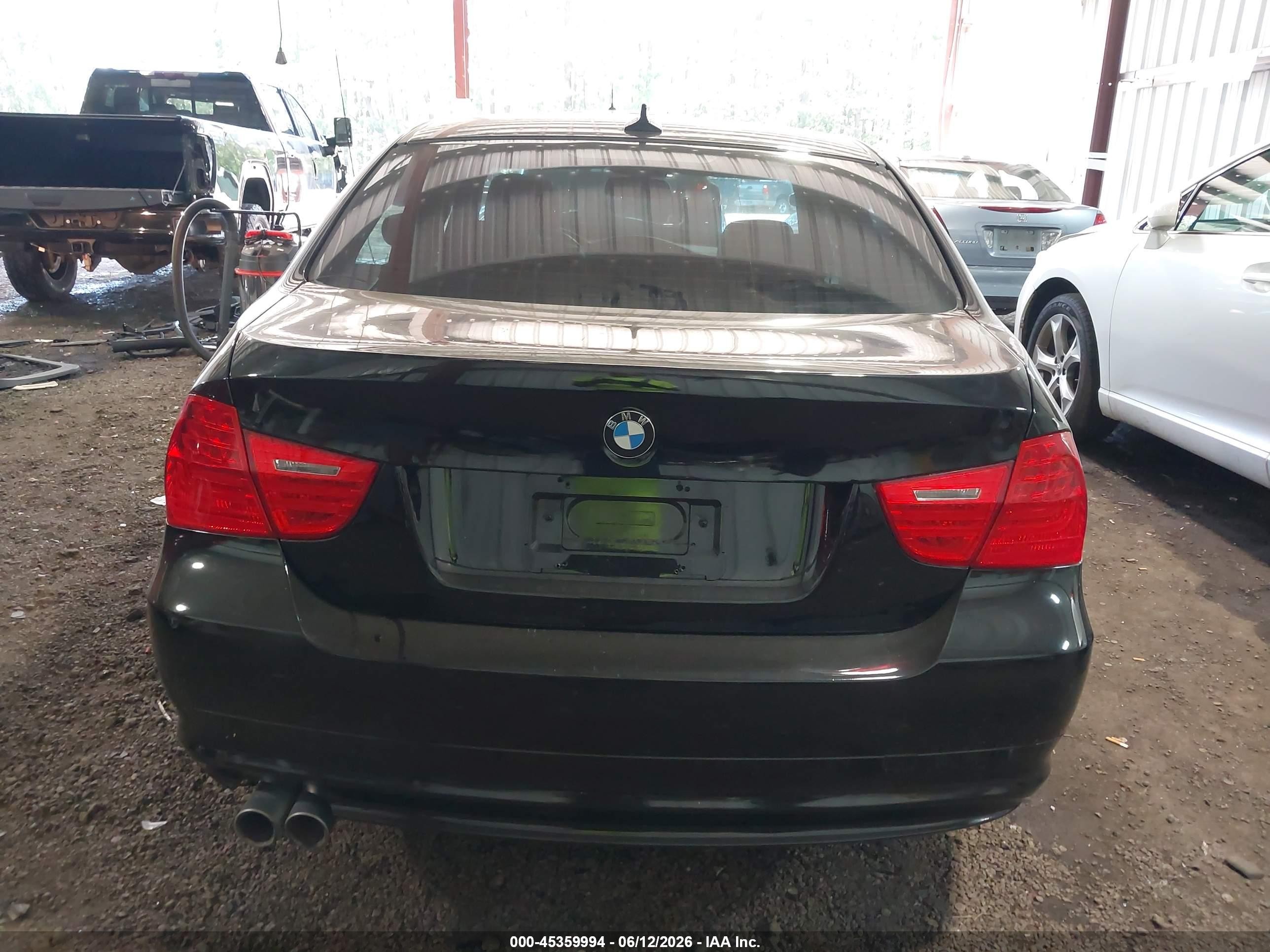 2011 Bmw 328i Xdrive Black vin: WBAPK5C53BA662744