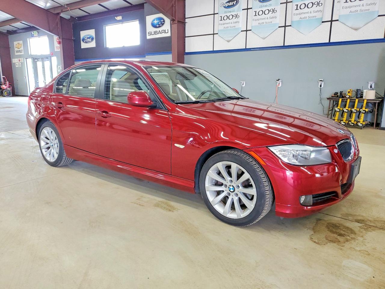 2011 Bmw 328 Xi Sulev Red vin: WBAPK5C53BF122796