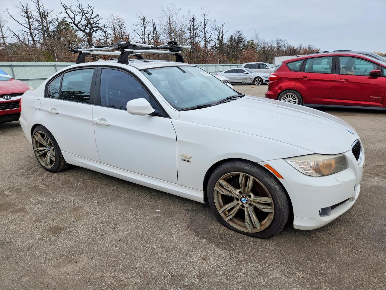 2010 Bmw 3 Series White vin: WBAPK5C54AA648981