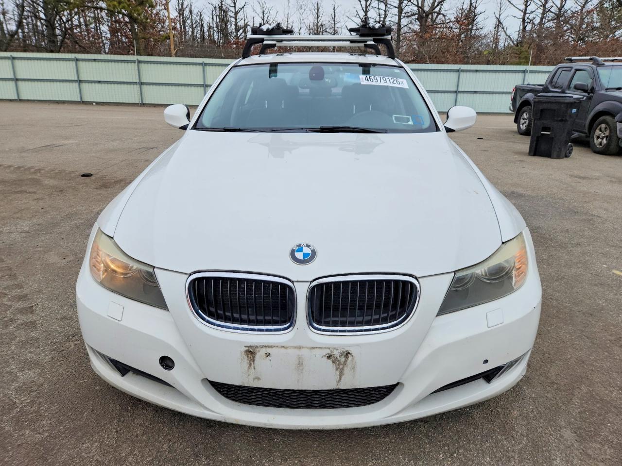 2010 Bmw 3 Series White vin: WBAPK5C54AA648981