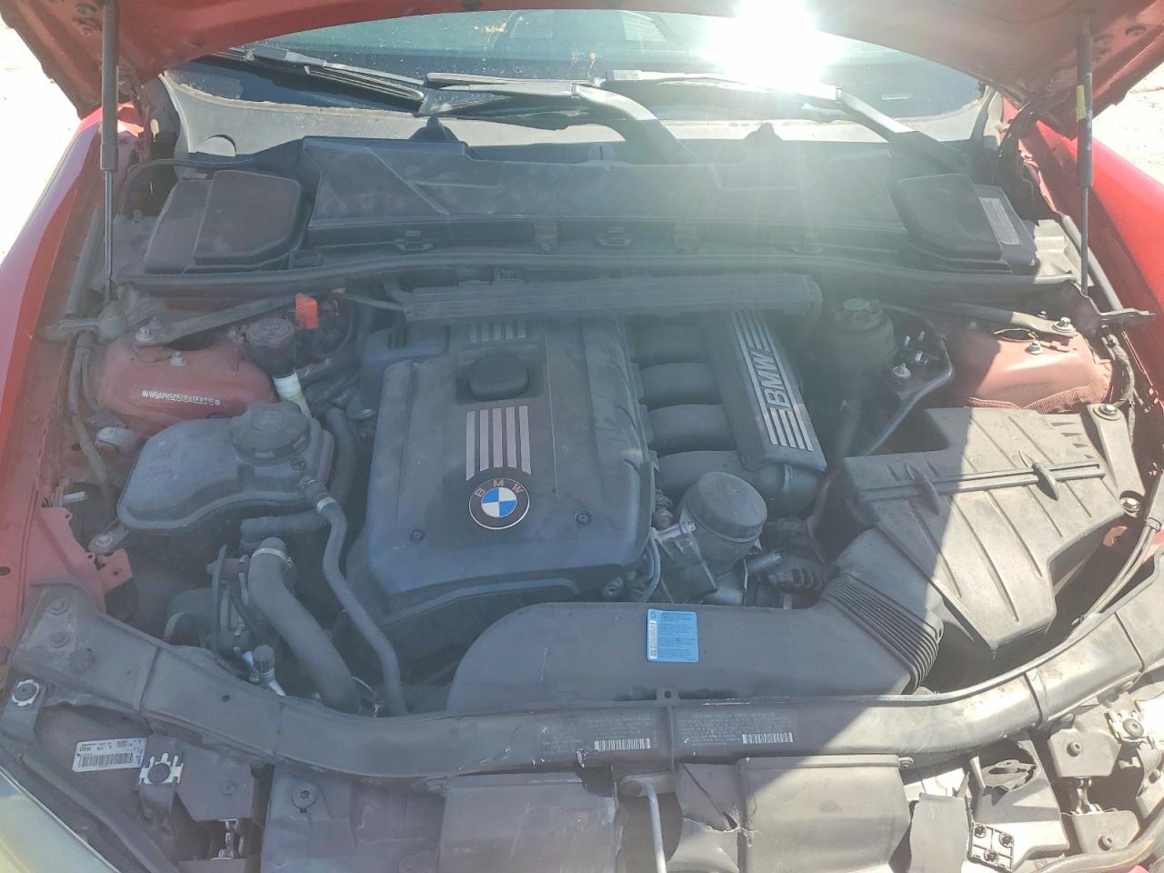 2011 Bmw 328 Xi Sulev Red vin: WBAPK5C54BA658315