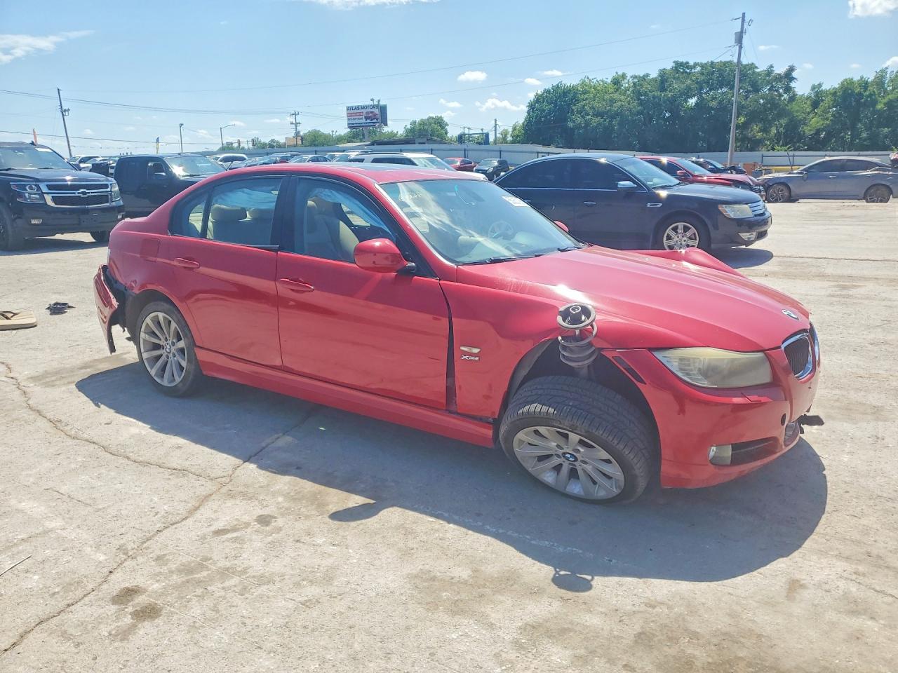 2011 Bmw 328 Xi Sulev Red vin: WBAPK5C54BA658315
