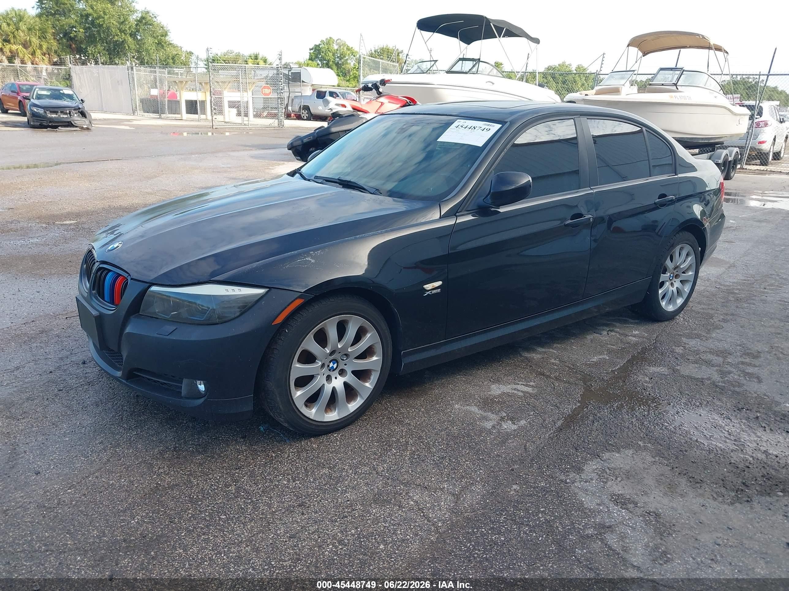 2011 Bmw 328i Xdrive Black vin: WBAPK5C54BA658458