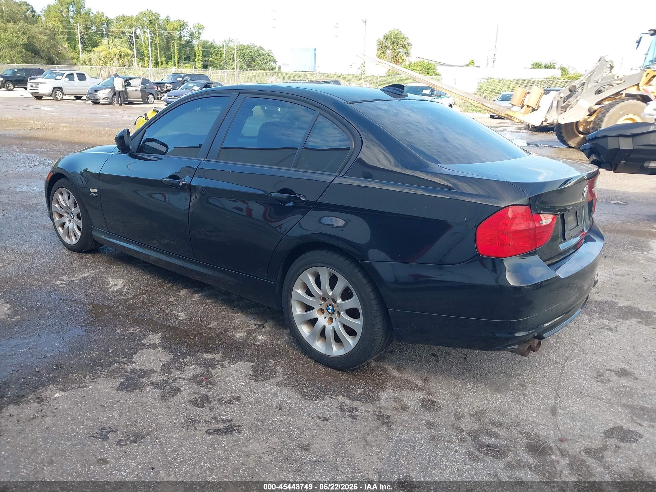 2011 Bmw 328i Xdrive Black vin: WBAPK5C54BA658458
