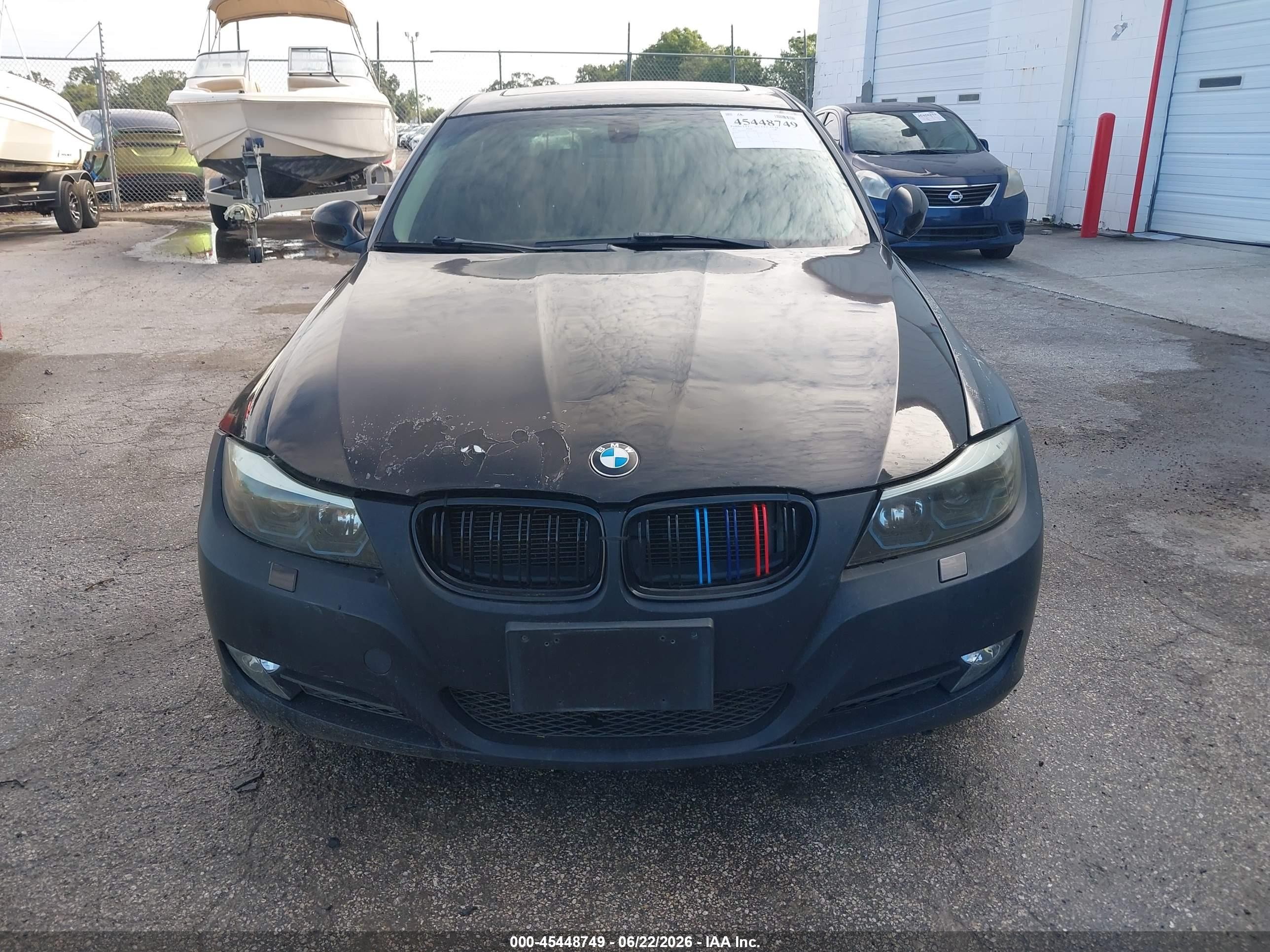2011 Bmw 328i Xdrive Black vin: WBAPK5C54BA658458