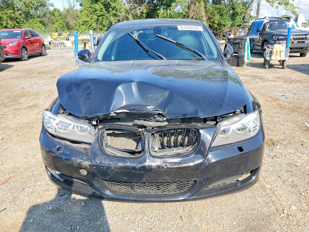 2011 Bmw 328 Xi Sulev Черный vin: WBAPK5C54BA660730