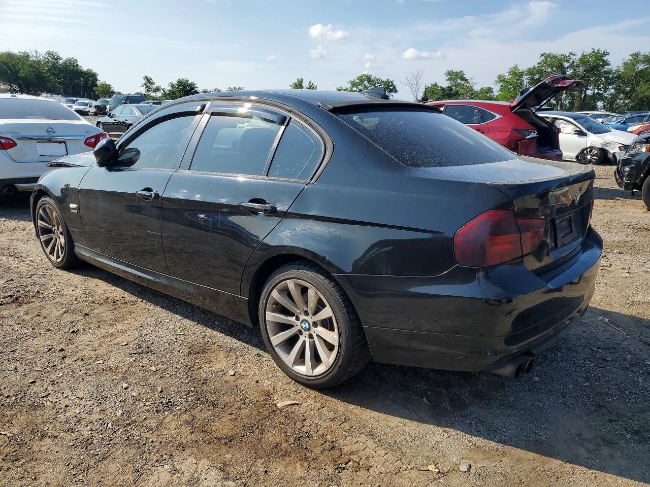 2011 Bmw 328 Xi Sulev Черный vin: WBAPK5C54BA660730
