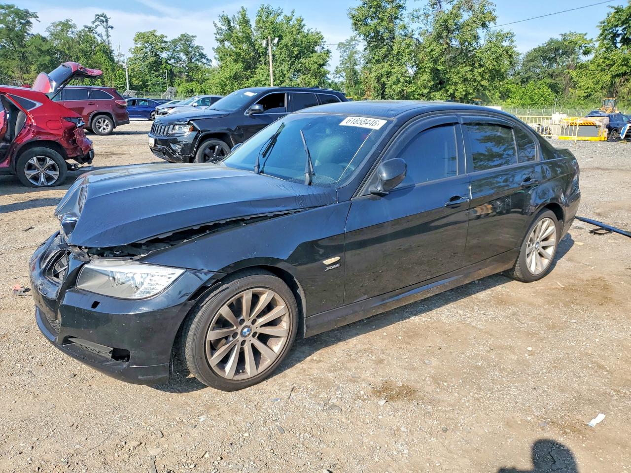 2011 Bmw 328 Xi Sulev Black vin: WBAPK5C54BA660730