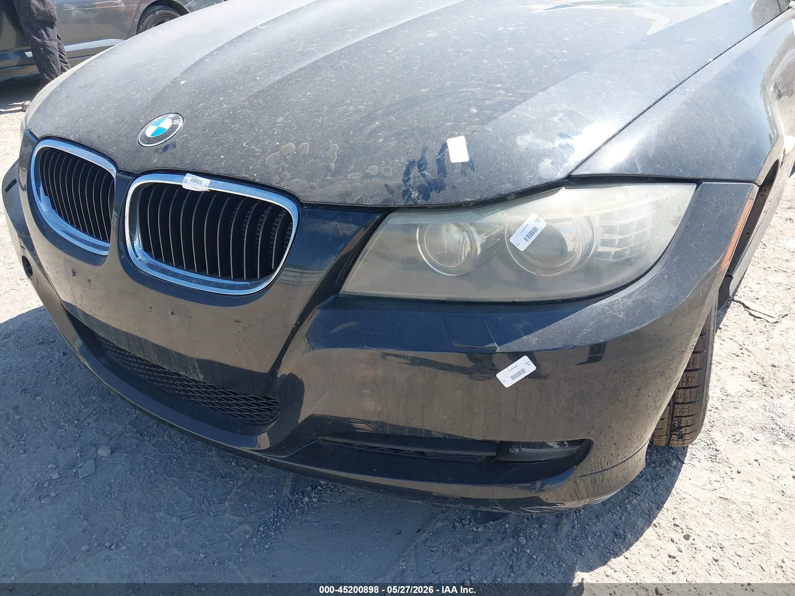 2011 Bmw 328i Xdrive Black vin: WBAPK5C54BF126839