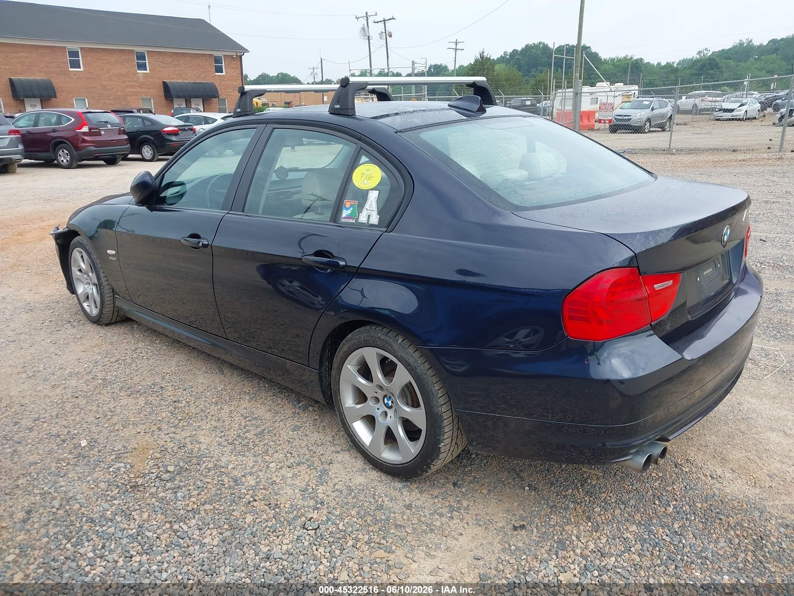 2010 Bmw 328i Xdrive Dark Blue vin: WBAPK5C55AA646849