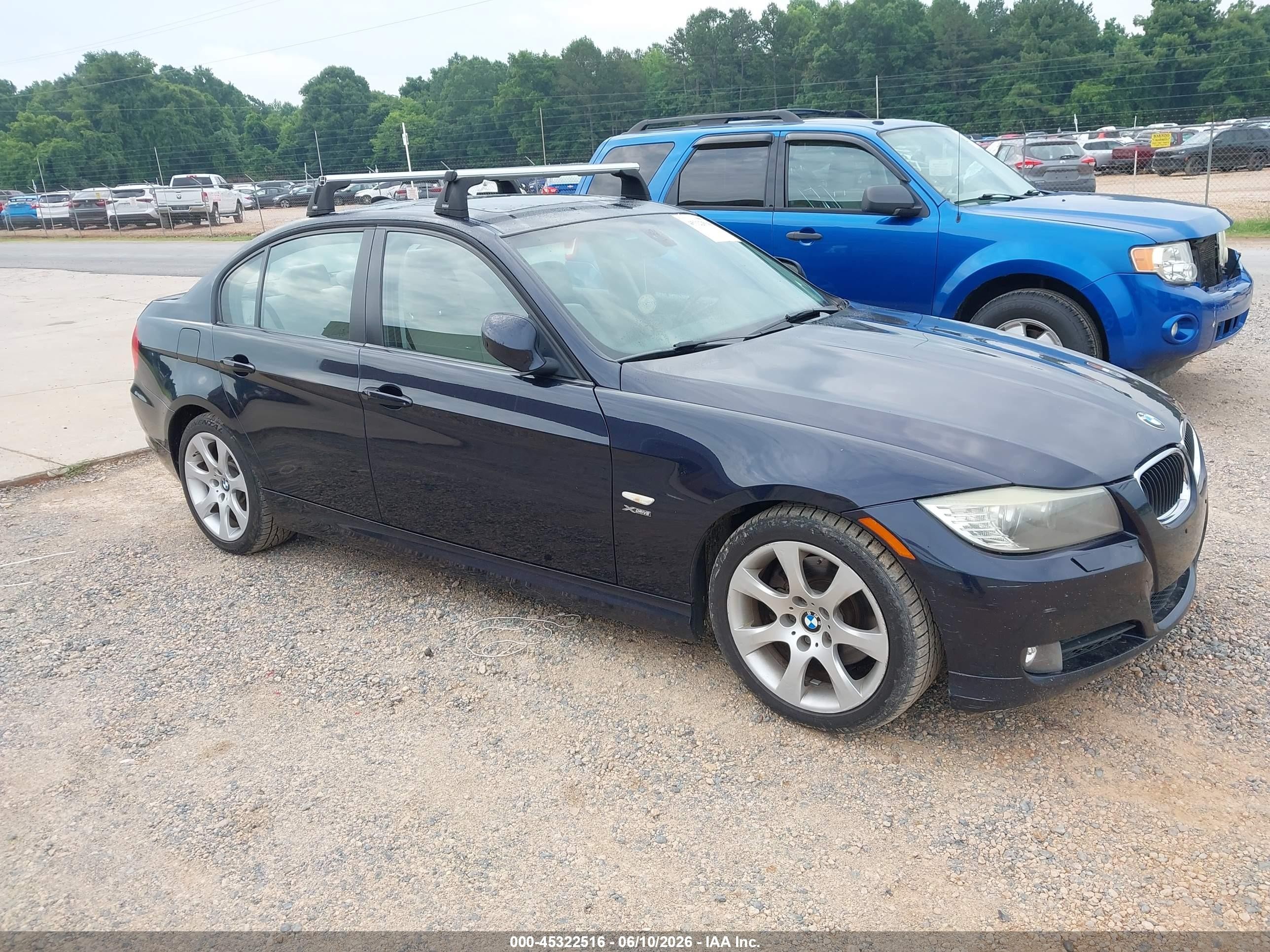 2010 Bmw 328i Xdrive Dark Blue vin: WBAPK5C55AA646849
