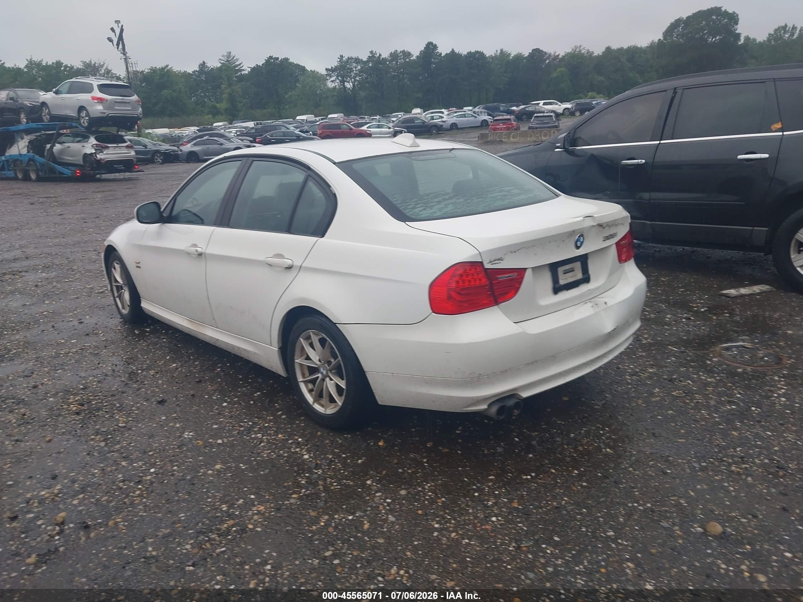 2010 Bmw 328i Xdrive White vin: WBAPK5C55AA648648