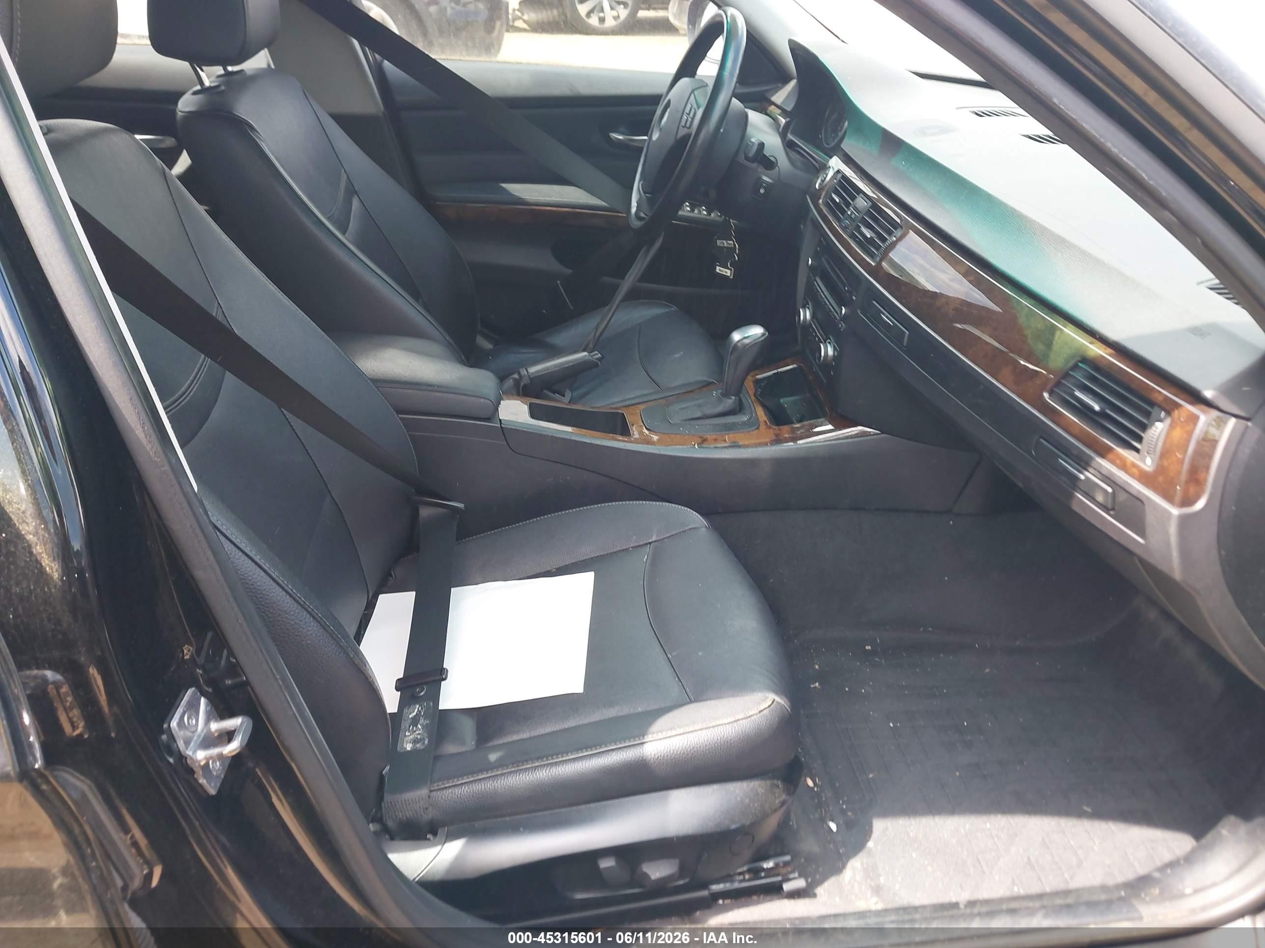 2011 Bmw 328i Xdrive Black vin: WBAPK5C55BA661577