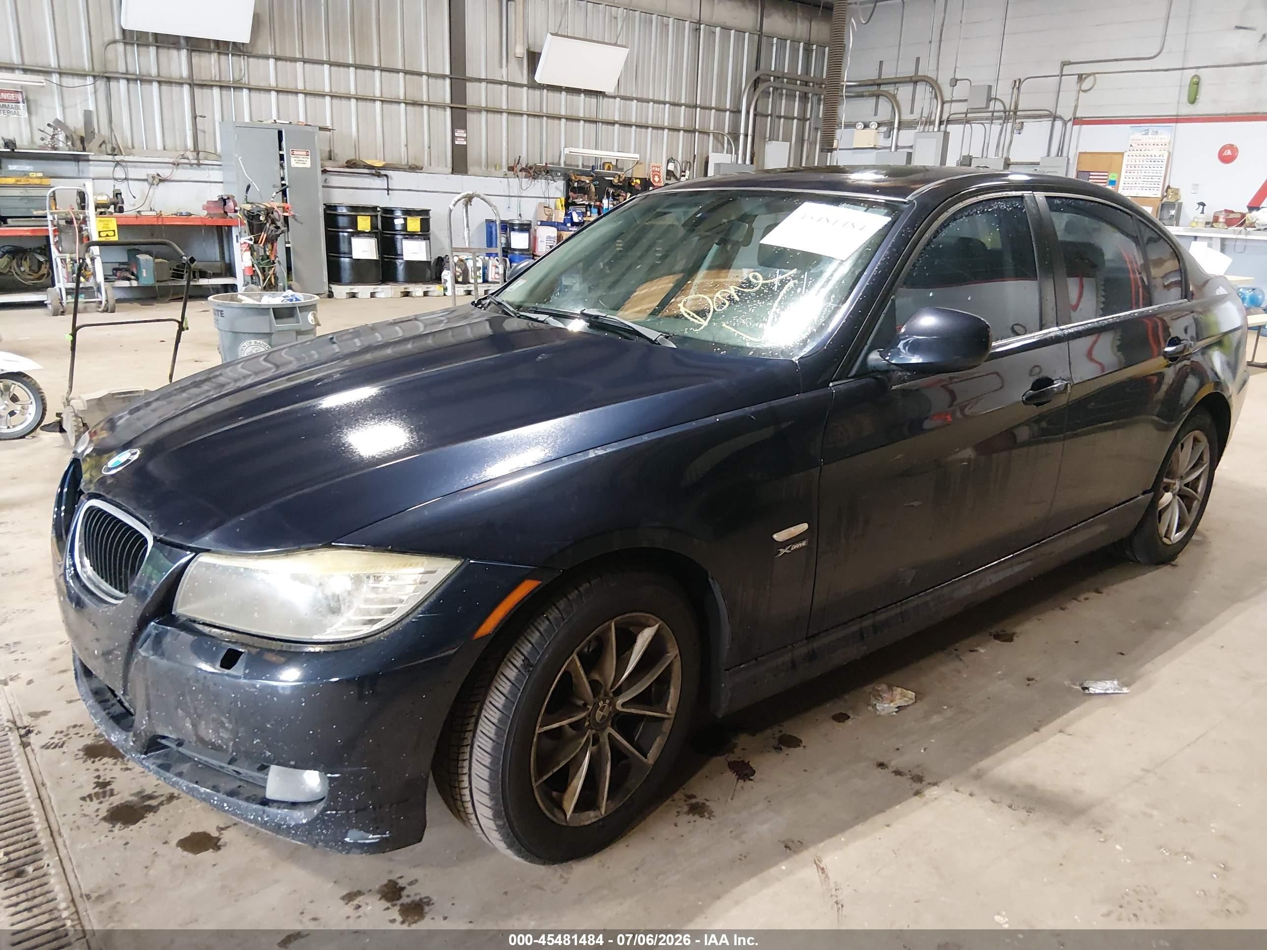 2010 Bmw 328i Xdrive Blue vin: WBAPK5C56AA648111